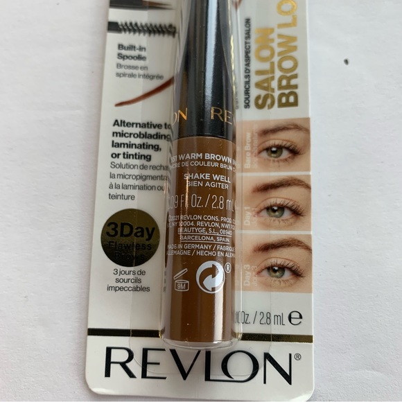 Revlon Colorstay 351 Warm Brown Semi Permanent Ink 3 Day Flawless Brows - Picture 3 of 5